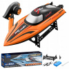 Diaľkovo ovládaná loď Outdoor Toy Boat 2.4g 40km/h ORANŽOVÁ