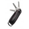 Kožená kľúčenka Orbitkey Pro Leather 9,3 x 3,5 cm KPR1.OBR.101 čierna ONE SIZE