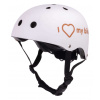 Detská cyklistická prilba Ochranná Nastaviteľná na kolobežku skateboard M LED