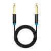 Audio kábel TS 6,35 mm Vention BAABJ 5 m (čierny)
