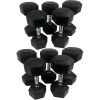 Sada jednoručných činiek TUNTURI Hexa 12-20 kg (5 párov)