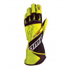 Race gloves OMP KS-2R (external stitching) yellow/black