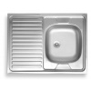 Novaservis - Drez 60x80 celoplošný s odkvapom ľavý nerez DR60/80L