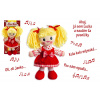 Teddies Bábika Lucka handrová plyš 30 cm slovenský spievajúci