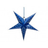 Europalms Star Lantern papírová hvězda 75cm modrá