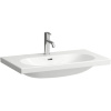 LAUFEN Lua závesné umývadlo s otvorom, s prepadom, 800 x 460 mm, biela, H8100870001041