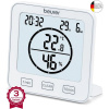 Thermo-vlhkomer, Beurer HM 22 (Zobrazuje teplotu, relatívnu vlhkosť, dátum a čas a je možné ho postaviť do zvislej polohy alebo pohodlne namontovať na stenu.)