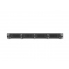 Lanberg Organizer káblov 19'' 1U typ B čierny AK-1203-B