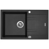 Granitový dřez LINEA 780 XC Metalblack
