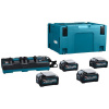 MAKITA 191U28-6 40V Sada akumulátorov 4x4,0Ah + DC40RB Získaj akumulátor BL4040F ZADARMO