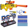 Puška NERF Fortnite (Nerf Fortnite Basr-l Sniperka E7522 + Elek Shield)