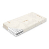 NEW BABY Detský matrac CLASSY 120x60x12 cm Visco-molitan-HR pena Cashmere 120x60x12 biela