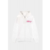 Hatsune Miku - Women's Zipper Hoodie (kangaroo pocket) Velikost: 2XL, Barva: White