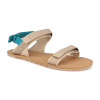 Barefoot dámské sandály Xero shoes - D-Trail Irish Cream/Lake Blue béžové