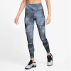 Nike One High-Rise Tights Womens AOP Navy 10 (S)
