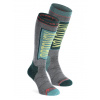 Lyžiarske ponožky dámske Ortovox Free Ride Long Socks - ice waterfall