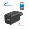 SWISSTEN SÍŤOVÝ ADAPTÉR GaN 1x USB-C 45W PD + 1x USB-A 18W QC ČERNÝ 22071310 Swissten