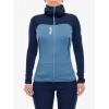 Dámska mikina s kapucňou Millet Fusion Grid Hoodie - coronet blue/saphir