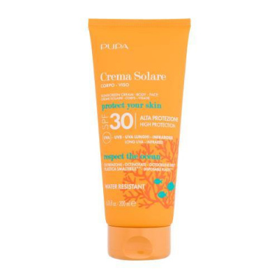 Pupa Sunscreen Cream SPF30 vodoodolný opaľovací krém na telo aj tvár 200 ml