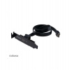 AKASA - USB 3.1 gen 2 Typ C PCI záslepka low profile (AK-CBUB37-50L)