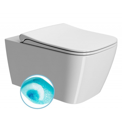 GSI NUBES závesná WC misa, Swirlflush, 55x36 cm, biela ExtraGlaze SPH 961511