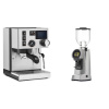 Rancilio Silvia BC PID + Eureka Helios 65, grey