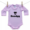 Boodyy Ružové Body s dlhým rukávom Boodyy 68 (3-6 mesiacov)