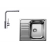 Blanco Set drezu Tipo 45 S mini 3 a batérie Mila, nerezová/chróm SET 03-D 25 MILA