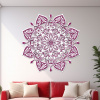 dřevo života 3 vrstvá mandala Smyslnosti Barevná kombinace: bílá-magenta, Průměr: 40