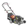 Benzínová kosačka bez pohonu GARDEN DEDRA 139cm3, šírka kosenia 43cm (Výkon motora: 2,7 kW Objem motora: 139 cm³ Otáčky: 2800 RPM Šírka kosenia: 430 mm Výška kosenia: 25-75 mm Priemer kolies: 15 a 20