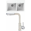 Set Alveus (dřez Atrox 50 White 11 + baterie Siros White 11) SETA22288