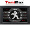 TomiMax Peugeot, Citroen Android 14 autorádio s WIFI, GPS, USB, BT HW výbava: 8 Core 4GB+32GB PX HIGH