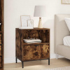 vidaXL Nočný stolík Tmavý dub 49 x 36 x 61 cm Kompozitné drevo