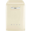 SMEG 51's Retro Style voľne stojaca umývačka riadu LVFABCR3 krémová