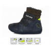 Chlapčenská zimná obuv D.D.Step W063-829B BAREFOOT royal blue-36