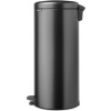 Odpadkový kôš s pedálom NewIcon 30 l tmavosivý