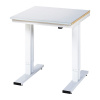 Pracovný stôl, elektricky výškovo prestaviteľný ,krycia vrstva z ocele, nosnosť 300 kg RAU