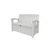 Lavica PATIO BENCH Keter 139x63x88cm Farba: Biela