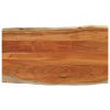 zahrada-XL Stolová doska živá hrana 100x60x2,5 cm obdĺžnik masívna akácia 370622