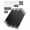 Panel Słoneczny 4Szt 123,5x310CM Kolektor Słoneczny Ogrzewanie Słoneczne