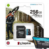 Kingston Kingston pamäť. karta 256GB microSDXC Canvas Go! Plus (class 10) 170 MB/s + adaptér MPK-0053-KIN-256GB