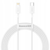 Baseus CATLYS-C02 Superior Series USB-C/Lightning, 20W, PD, 2m, bílý