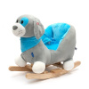 BABY MIX - Hojdacia hračka s melódiou psík modrý