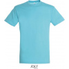 SOL´S REGENT / Pánske tričko s okrúhlym výstrihom - atoll blue M
