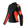 Dámská bunda na moto Dainese RACING 4 BLACK/FLUO-RED vel. 44