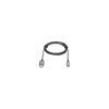 Digitus USB-C - HDMI kabelový adaptér, 1,8 m 4K/30 Hz, černý, kovový kryt DA-70821