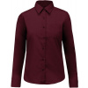 KARIBAN VINTAGE JESSICA K549 / Dámska košeľa s dlhým rukávom - wine L