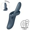 Satisfyer Heat Flex 4 - ohrievací vibrátor s klitorisom (šedý)