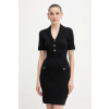 Šaty Guess FELICITY čierna farba, mini, priliehavé, W5YK29 Z0130 W5YK29.Z0130 L