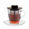Sklenená súprava na prípravu čaju Finum Horeca System, sklenený pohár s filtrom 250ml